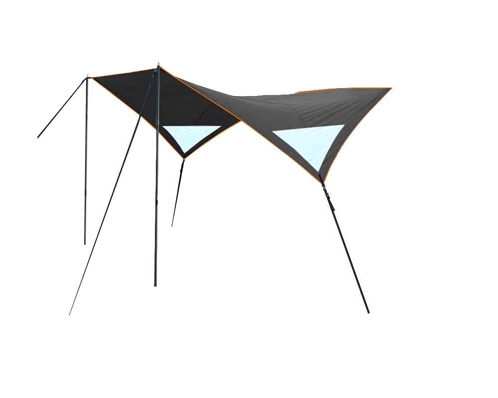 OLPRO Modern Shade Campervan Canopy – Waterproof Awning with 5000mm Hydrostatic Head, Adjustable Telescopic Poles & Eco-Friendly Recycled Material – Lightweight Sun Shelter for Vans & Outdoor Camping