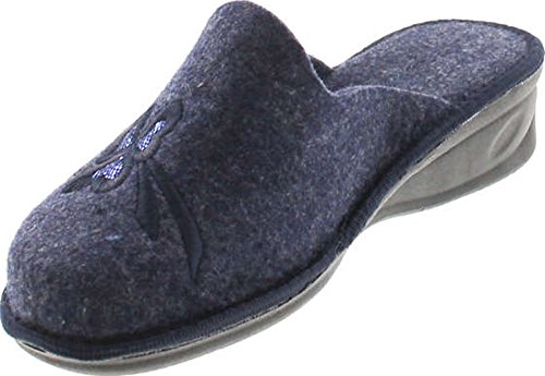 Womens 12017 Natural Wool Cozy House Slippers Made In Europe3