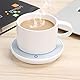 Jeffergarden Tassenwärmer Heizmatte Pad Heizung für Tee Kaffee Milch Kakao Tee Wasser Milch Verwendung für den Schreibtisch(EU 220V)