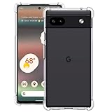 Wekrsu 対応 Google Pixel 6a ケース 柔軟 TPU カバー 全透明 散熱加工 黄変しにくい pixel6a ケース [ 全面保護カバー 耐衝撃 落下防止 すり傷防止 薄型 軽量 携帯便利 ] google pixel6a ケースWK-T-G6A