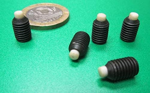 Black Oxide Steel Nylon Tip Set Screw 1/4