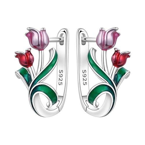 MISEFF Pendientes de plata de ley para mujer, hipoalergénicos, pendientes de aro de plata 925, pendientes minimalistas para el día a día para mujer, talla única, Plata de ley, Circonia cúbica