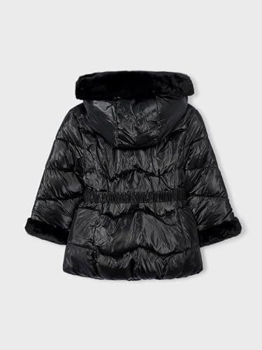Mayoral Glossy coat for Girls Black2