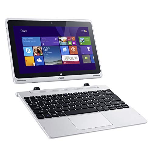 Acer Aspire Switch 10 SW5-012 - Convertible 2 en 1 con pantalla de 10.1" (Intel Atom Z3735f, 2 GB de RAM, Disco eMMC 64 GB SSD + disco duro de 500 GB en docking-teclado, Intel HD Graphics, Windows 8.1), aluminio -Teclado QWERTY Español