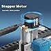 Axiscreat Cnc Router Machine 5050, Custom-Made 710W 6000-30000 RPM Trim Router Spindle, Linear Rails and Ball Screws on 3-axis, Engraving Milling Machine for Metal Wood Acrylic Leather etc.