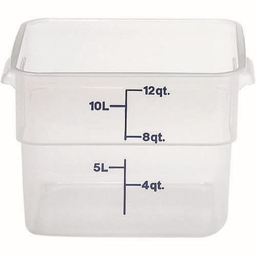 Cambro Midnight Blue CamSquares Container, 12 Quart - 6 per case.