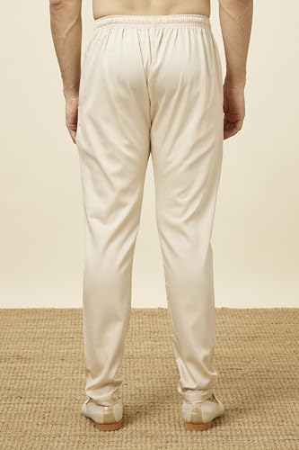 Image of Manyavar Men's Solid Pencil Cut Pyjama (1pc)