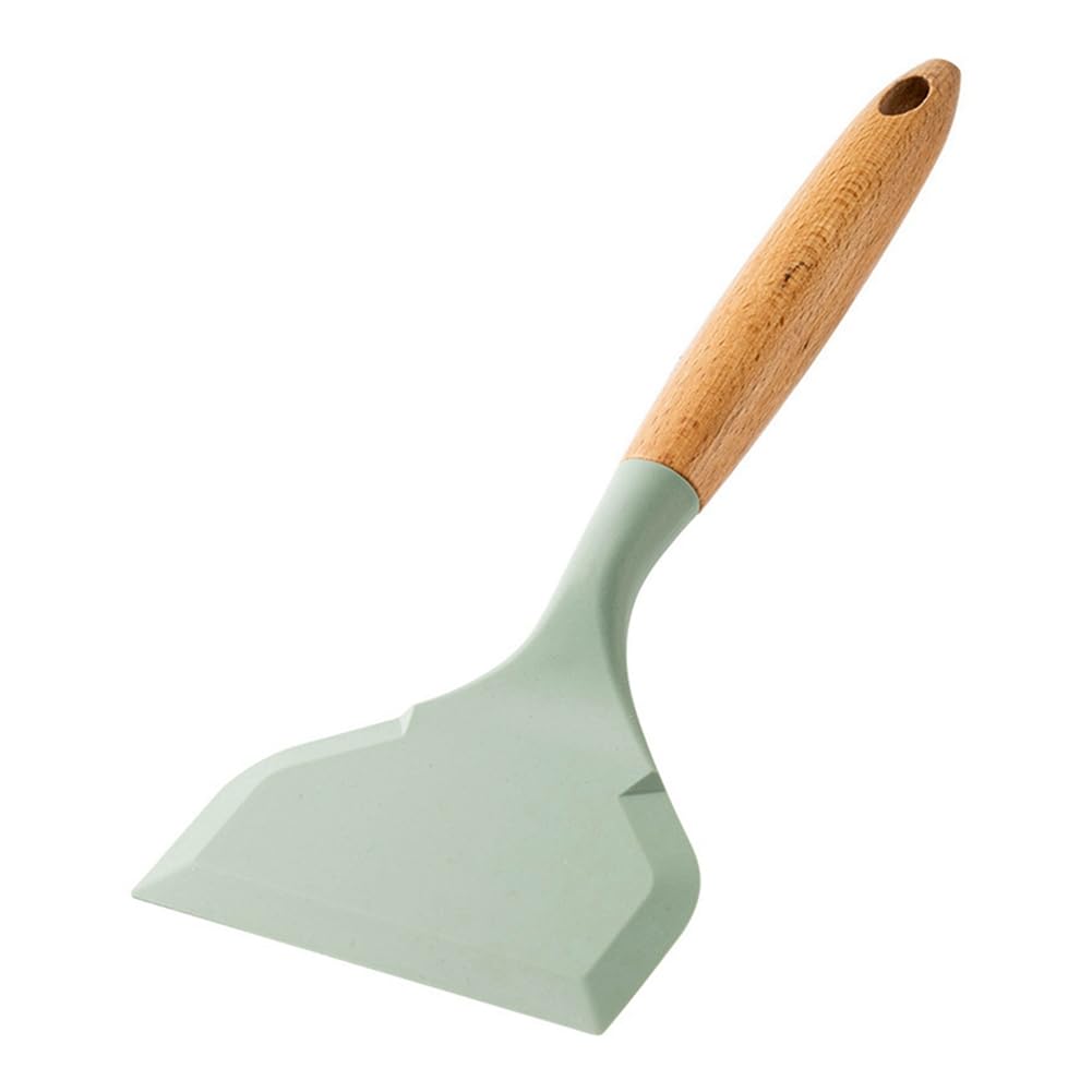 CTRLZS Non-Stick Kitchen Wide Scraper Pizza Cooking Tools Silicone Spatula Cooking Utensils Shovel Spatula Kitchenware E