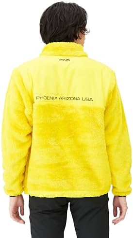 Amazon | [ピン アパレル] メンズ ハーフジップブルゾン (ボアフリース