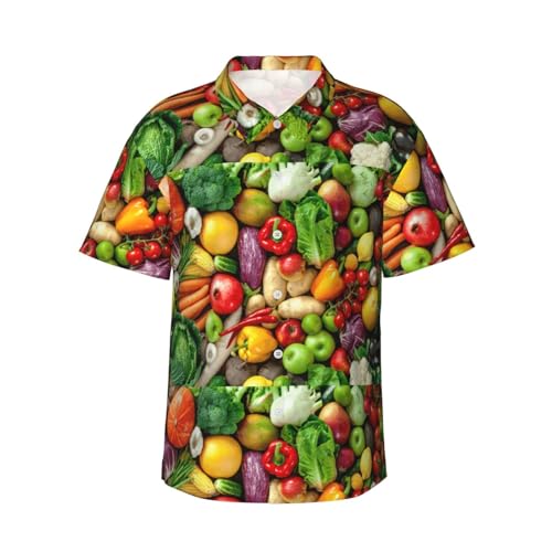 Chemise hawaïenne imprimé fruits frais pour vivre un été inoubliable