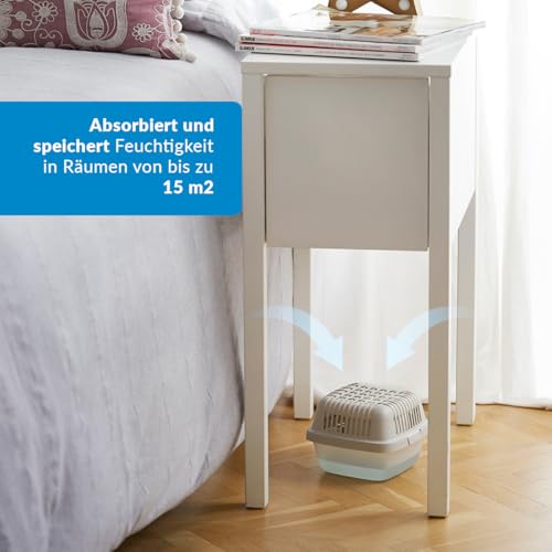 HUMYDRY- 3er- Pack Feuchtigkeitsabsorber à 450 g- Kompatibel mit den Luftentfeuchtern Premium 450, Smart und Premium Plus- Duftnoten Neutral- Für Räume bis zu 15 m²-4