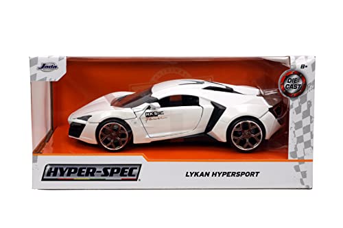 Jada Hyper-Spec 1:24 W Motors Lykan Hypersport Blanco miniatura 2