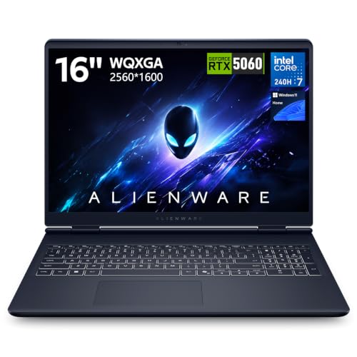 Image of Alienware 16 Aurora RTX 5060 Intel Core 7 240H Gaming Laptop, 32GB DDR5 1TB