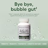 Physician's CHOICE Bloat & Gas Probiotic 5-in-1 Proactive Support + Daily Relief - Digestion & Gut Health- Herbals, Digestive Enzymes, Post & Prebiotics - Gas Relief for Adults - Women & Men - 30ct