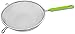 Price comparison product image Fackelmann Stainless Steel/Plastic Strainer, Green/Silver, 34.5 x 20 x 10 cm