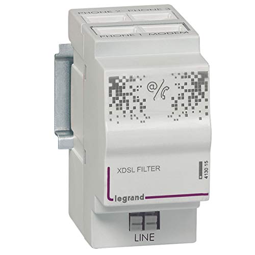 Filtre ADSL et répartiteur téléphonique 3 sorties et 1 sortie modem - 2 modules