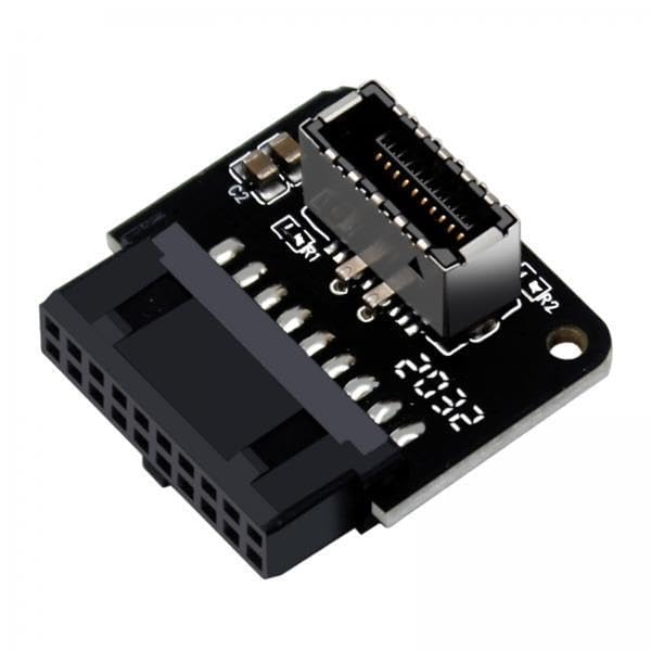 2xusb3 0 19p 20p to Type C 24pin Front Type C 90 Degree Adapter for PC Ph73bport Expansion Cards Interface Add on Cards Computer Components Parts Computers Tablets-image-42