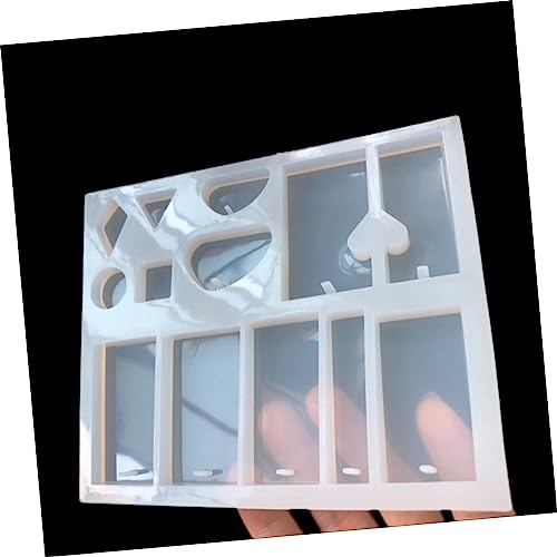 2 Pçs De Para Gelatinas Moldes Para Colar De Gota De Resina Moldes Decorativos De Bolo De Borracha T