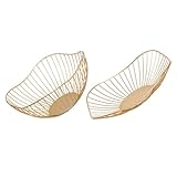 Corbeille à fruits en fer : sa conception ajourée facilite l'égouttage des fruits après lavage, petit panier à fruits