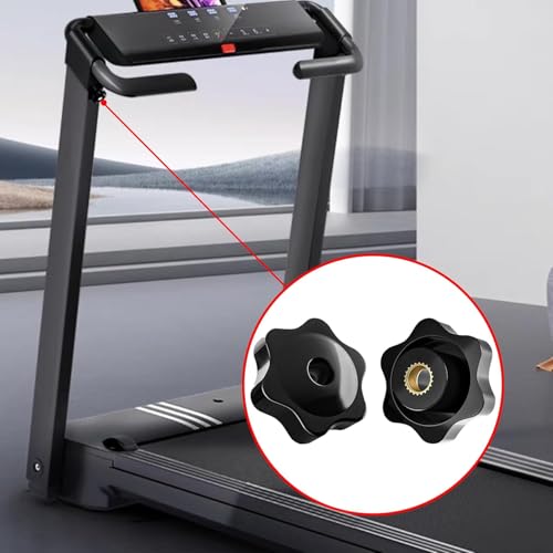 2 Stück Sterngriffmutter M8, Rändelschraube Äußerer Durchmesser 38mm, Flügelmutter M8, Innengewinde Klemmknopf, für Mechanische, Industrie, Möbel, Elektronische Ausrüstung, Fitnessgeräte