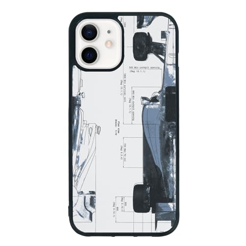 qizjio Grand Prix Racing Art Phone Case – Sport Car Phone Cover, Shockproof & Stylish Cover for iPhone 12/12Pro