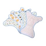 Gogogmee 5er-Pack Stoffwindeln für Babys: Weiche, atmungsaktive Baumwollwindeln mit Taschen und Cartoon-Motiv – leicht zu wechselnde Trainingshosen für Neugeborene und Kleinkinder