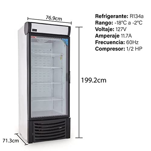Encuentra reviews de Congelador vertical industrial disponible en línea para comprar. 2 Imagen adicional