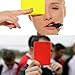 Soccer Referee Kit - Brightly Colored Red and Yellow Soccer Referee Cards and Whistle Made of Thick Premium Plastic with Cord, Loud and Clear Whistle Great for Coaches, Refereers, Lifeguards, Training