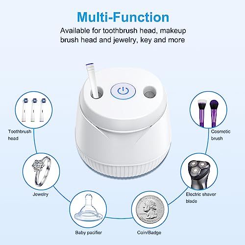 Máquina de limpeza ultrassônica de retentor UV - Limpador ultrassônico de dentadura de 45 kHz para a