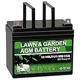 Autocessking Lawn & Garden AGM Battery Group U1, 12 Volt 350CCA,Rechargeable SLA Starting Battery for Lawn, Tractors and Mowers, Compatible with John Deere, Toro, Cub Cadet, and Craftsman Mower