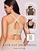 OEAK Womens Wireless Jelly Bra Plus Size Supportive Seamless Bras Full Coverage Push Up Comfortable No Underwire Tshirt Bras Creamy Beige L