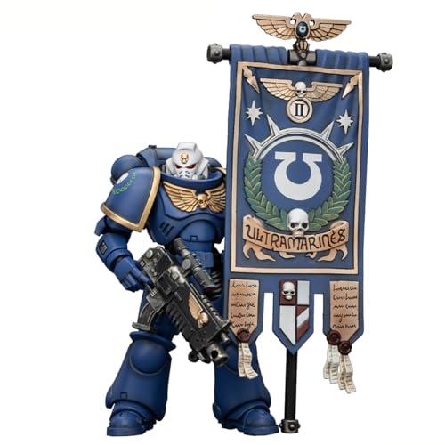 JOYTOY Warhammer JT2498 Figura de acción Ultramarines Heroes of The Chapter Primaris Ancient Posca Collection Model Regalos de Cumpleaños 40,000 1/18 JOYTOY Warhammer JT2498 Figura de acción Ultramarines Heroes of The Chapter Primaris Ancient Posca Collection Model Regalos de Cumpleaños 40,000 1/18