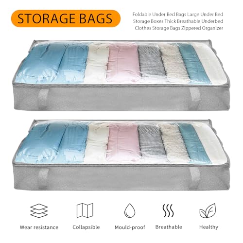 Bolsas de almacenamiento ropa transpirables con cremallera doble 8