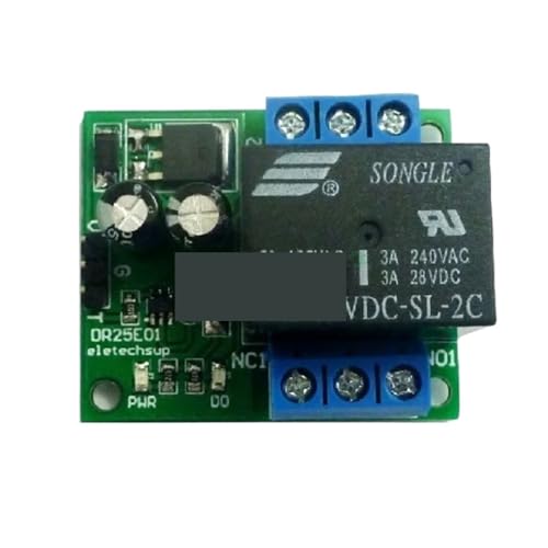Interrupteur bistable module relais DPDT à bascule DC 6-24V commande 5V CC 5A