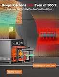 Nuwave Plug-In Grill Air Fryer Oven Combo w/Sheath Heaters, Authentic Char Flavor, 2024 New Convection System, 2X More Even, 100 Presets, Smarter Probe, 50-550°F, Stainless Steel