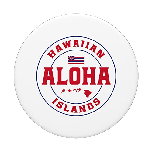 Aloha Hawaii de l'île – Drapeau hawaïen Aloha Hawaii PopSockets PopGrip Interchangeable – vue 3