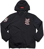 Big Boy Negro League Baseball NLBM Commemorative S5 Mens Windbreaker Jacket [Black - 4XL] - ID#31693