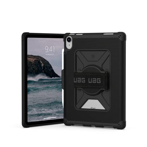URBAN ARMOR GEAR Capa UAG projetada para iPad 11 polegadas, A16, 11ª geração 2025, 10ª geração 2022, 11 polegadas, A3354, A3355, A2696 - Capa protetora robusta com alça de mão ajustável e suporte para