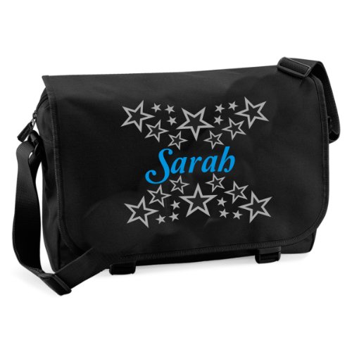 Cartable fille noir 41x31x12 cm Edward Sinclair, sac ergonomique contre le mal de dos