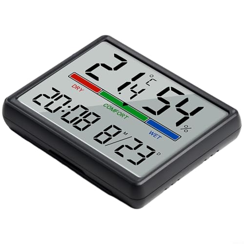 Reloj electrónico que se puede colgar en la pared, LCD, multifunción, reloj electrónico de temperatura, reloj de pared digital con respaldo magnético, reloj de escritorio y reloj despertador para