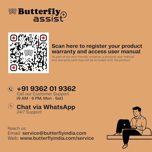Image of Butterfly Amaze Pro Induction Cooktop | 2000 W Power with 5.5 KV Surge Protection | 7 Preset Indian Menu Options With 3 Hrs Timer | Touch Button | BIS Certified | 1 Year Warranty