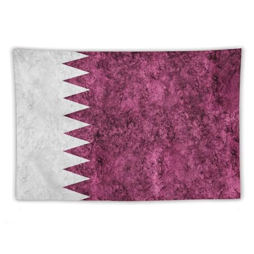 Tapisserie nationale du Qatar en tissu texturé 152 x 229 cm