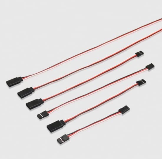 Fielect 10cm Servo Extension Cable - 3-Pin Male To Male Lead For RC Cars, Drones, & Futaba/JR Servos - View #5