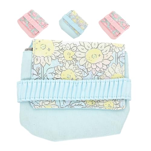 SAFIGLE Bolsa De Almacenamiento De Toallas Sanitarias 4 Unidades Bonitas Compresas Reutilizables De Viaje Para Mujer Pequeña Bolsa Para La Menstruación Bolsa Para Tampones Bolsa