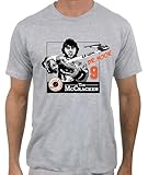 Tim Dr. Hook Mccracken - Slap Shot Hockey T-Shirt Hockey for Men (US, Alpha, X-Large, Regular, Regular, Heather Grey)