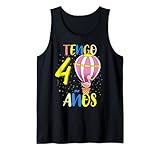 Tengo 4 Años 4º Globo Flamingo Cumpleaños