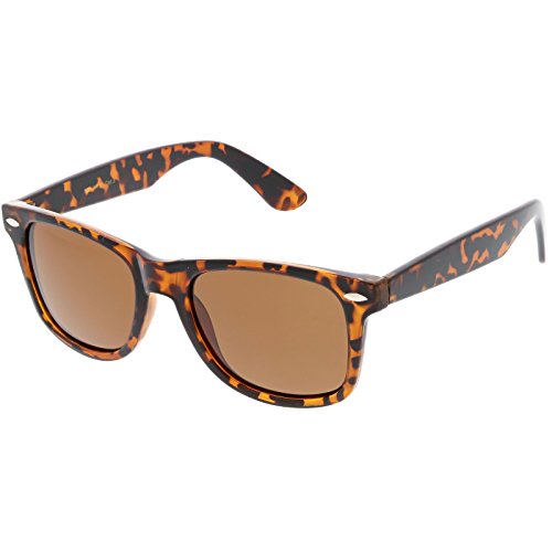 zeroUV - Classic Neutral Color Polarized Horn Rimmed Sunglasses 52mm2