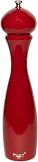 Fletchers' Mill Marsala Collection Pepper Mill, Cinnabar - 12 Inch, Adjustable Coarseness Fine to Coarse, MADE IN U.S.A.