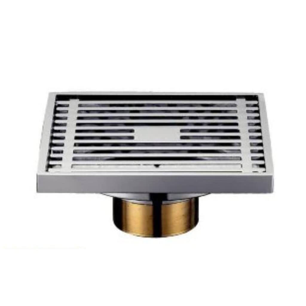 Drain de sol nickel brossé salle de bain et grille d'évacuation douche italienne