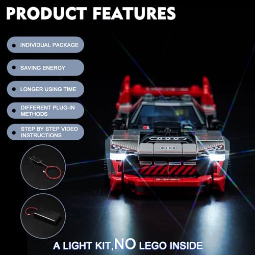 Kit de iluminación LED compatible con Audi S1 e-tron Quattro miniatura 5